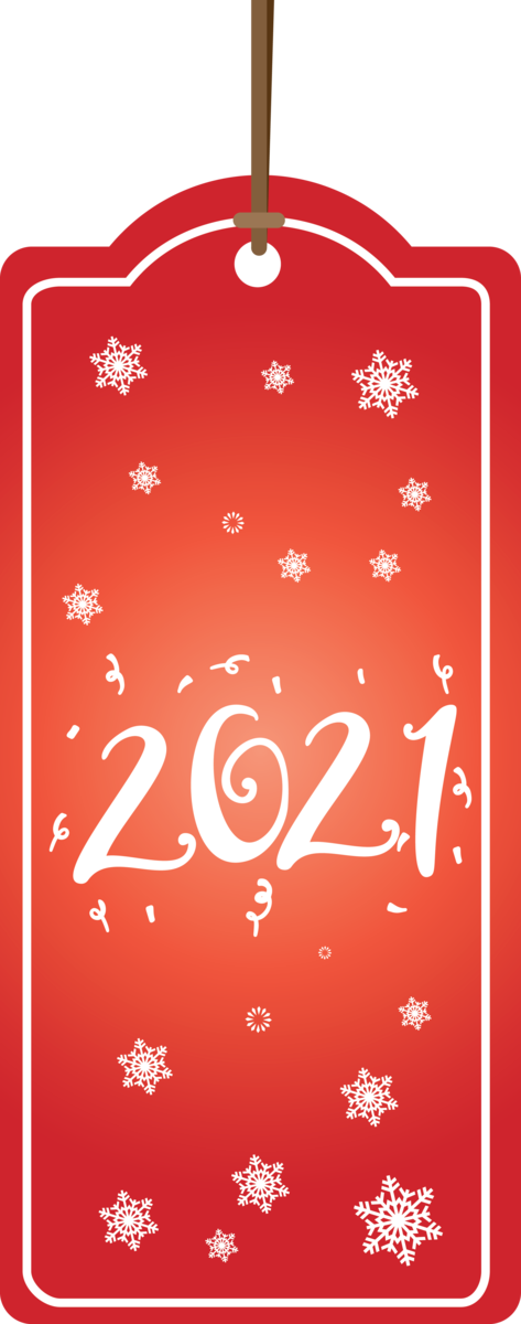 Transparent New Year Christmas ornament Christmas Day Design for Happy New Year 2021 for New Year
