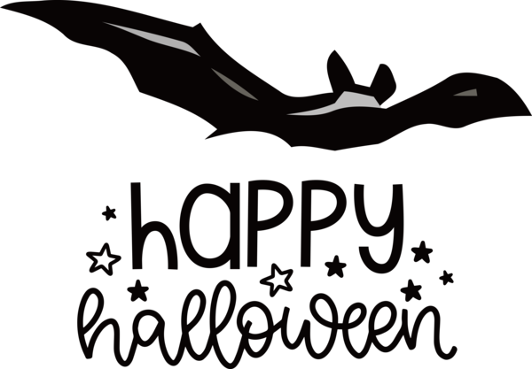 Transparent Halloween Birds Logo Character for Happy Halloween for Halloween