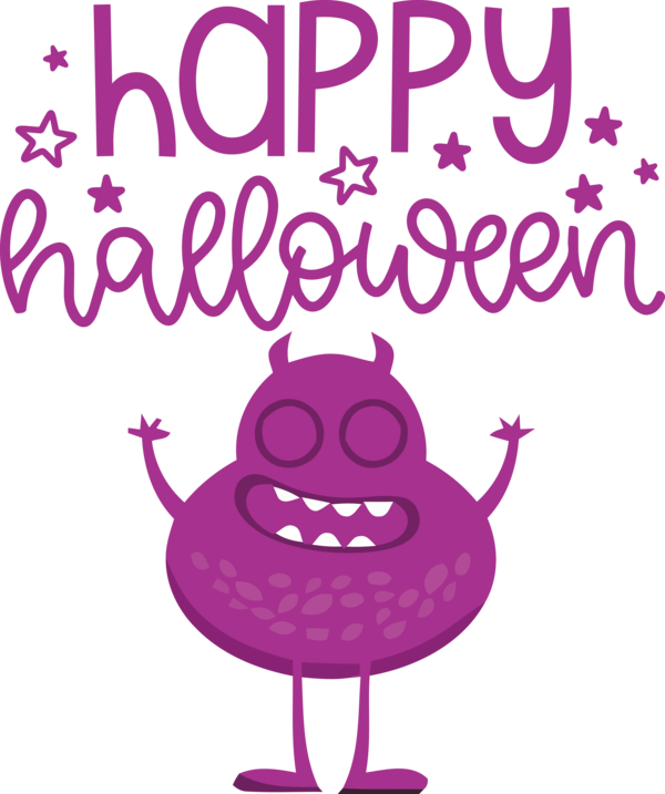 Transparent Halloween Cartoon Flower Line for Happy Halloween for Halloween
