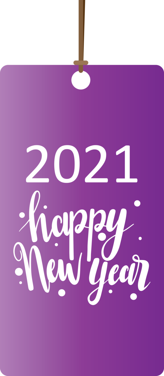 Transparent New Year Font Text for Happy New Year 2021 for New Year