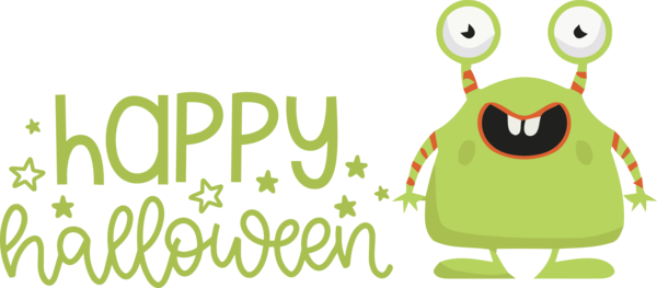 Transparent Halloween Birds Logo Cartoon for Happy Halloween for Halloween