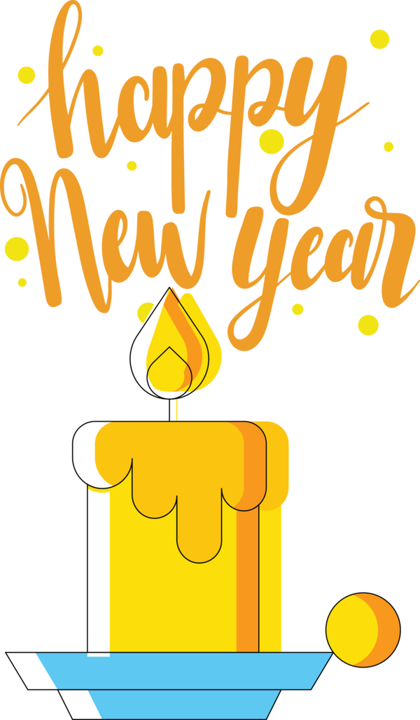 Transparent New Year Smiley Yellow Cartoon for Happy New Year 2021 for New Year