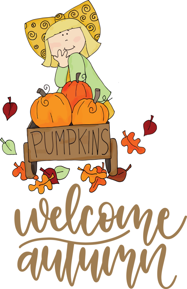 Transparent Thanksgiving Cartoon Cuisine Line for Hello Autumn for Thanksgiving