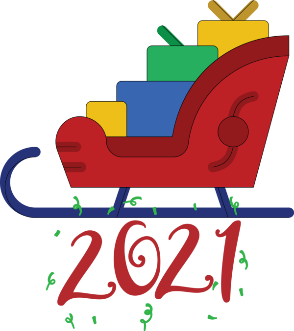 Transparent New Year Christmas Day Icon Text for Happy New Year 2021 for New Year