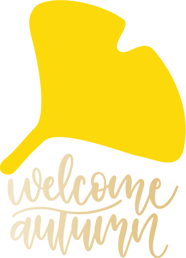 Transparent Thanksgiving Logo Yellow Design for Hello Autumn for Thanksgiving