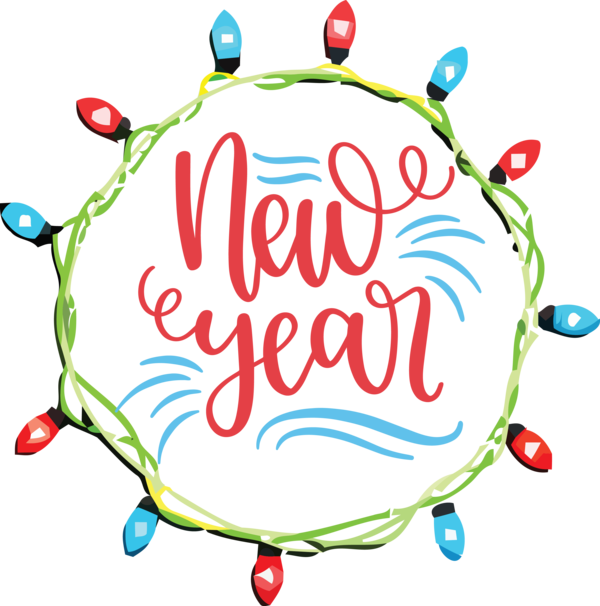 Transparent New Year Free Cricut Text for Happy New Year 2021 for New Year