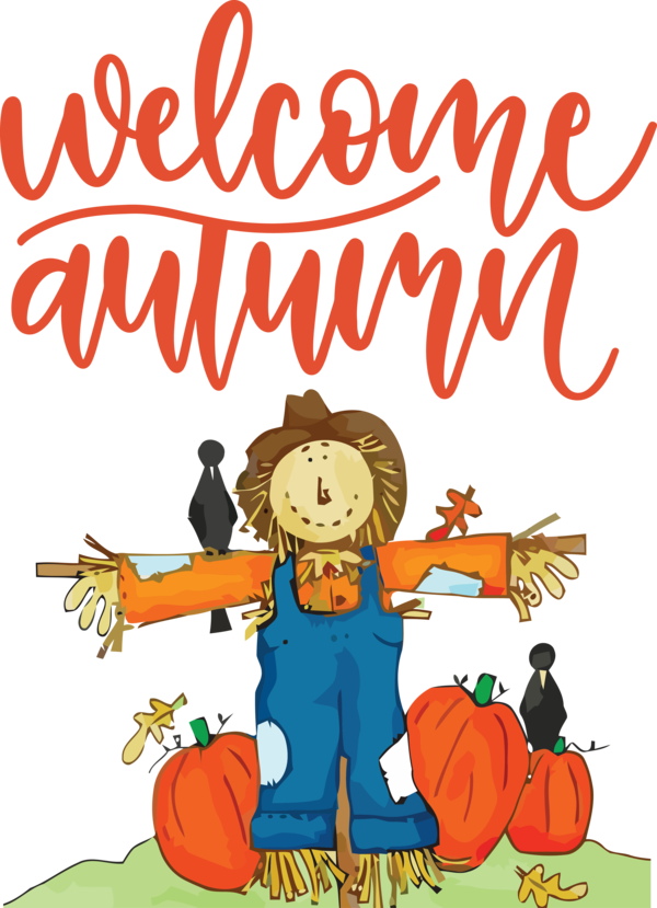 Transparent Thanksgiving Scarecrow Scarecrow JPEG for Hello Autumn for Thanksgiving