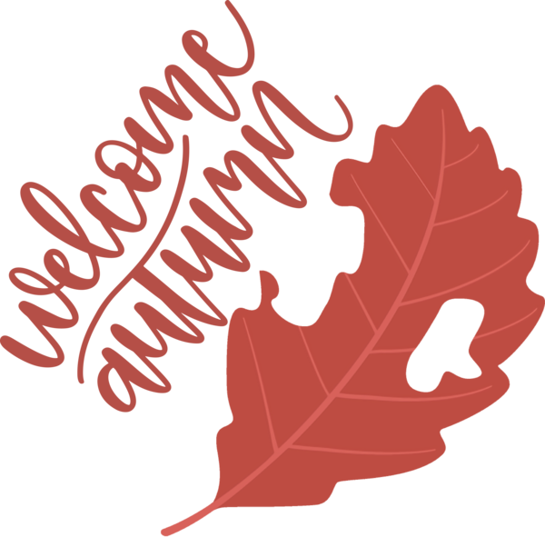 Transparent Thanksgiving Leaf Flower Logo for Hello Autumn for Thanksgiving