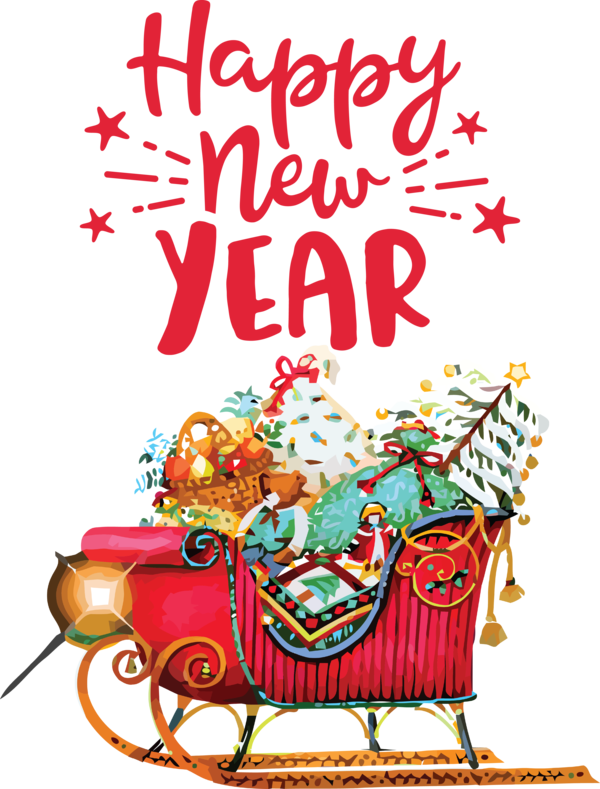 Transparent New Year Gift basket Christmas Day Holiday for Happy New Year 2021 for New Year