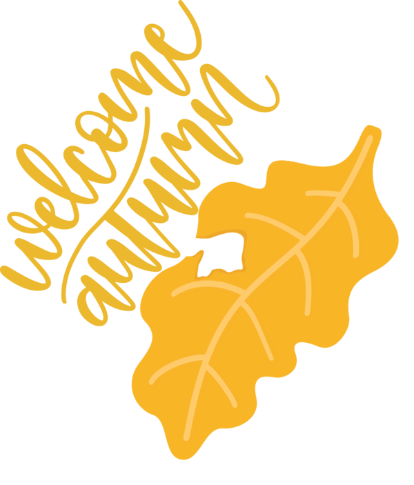 Transparent Thanksgiving Leaf Tree Yellow for Hello Autumn for Thanksgiving