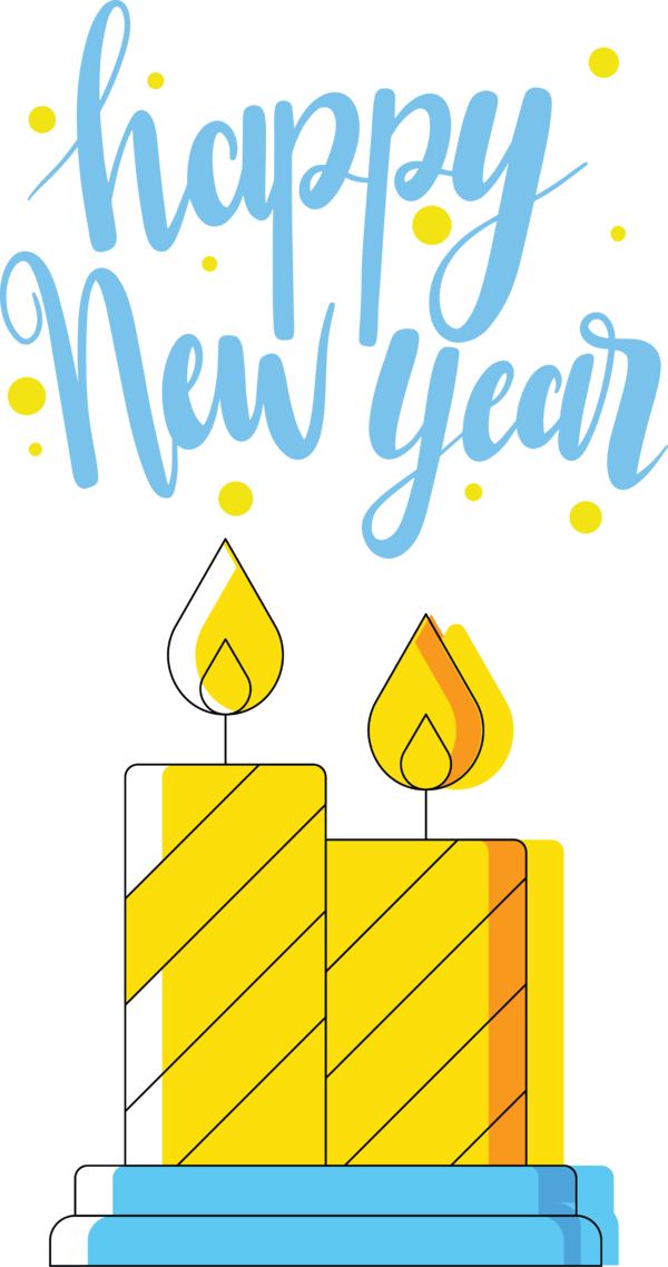 Transparent New Year Diagram Cartoon Yellow for Happy New Year 2021 for New Year