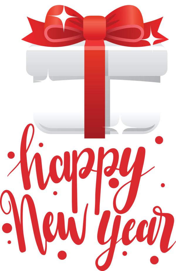 Transparent New Year Logo Valentine's Day Red for Happy New Year 2021 for New Year