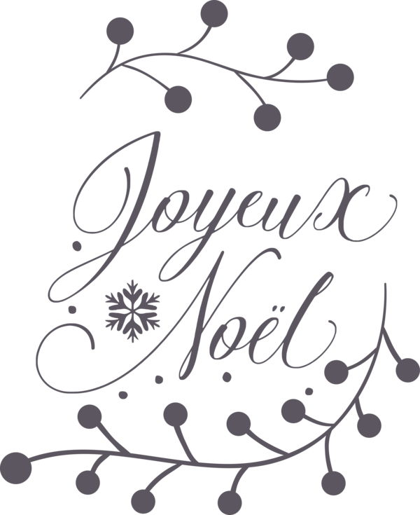 Transparent Christmas Design Christmas Day Calligraphy for Noel for Christmas