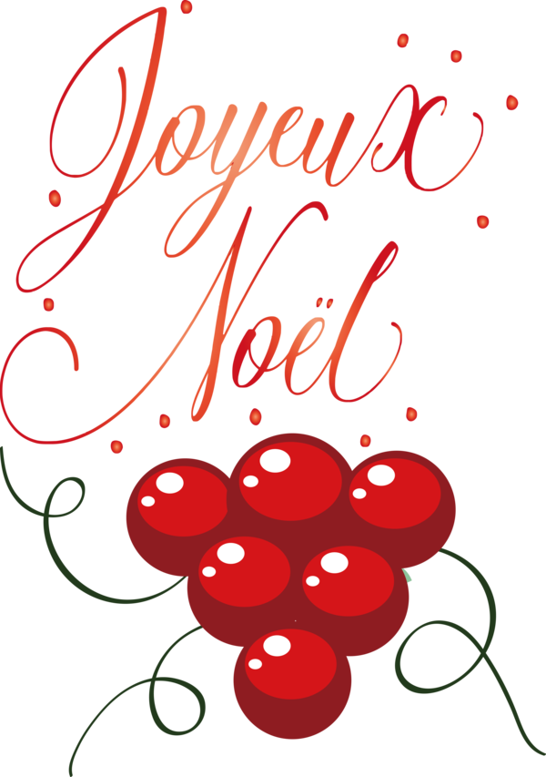 Transparent Christmas Floral design Red Design for Merry Christmas for Christmas