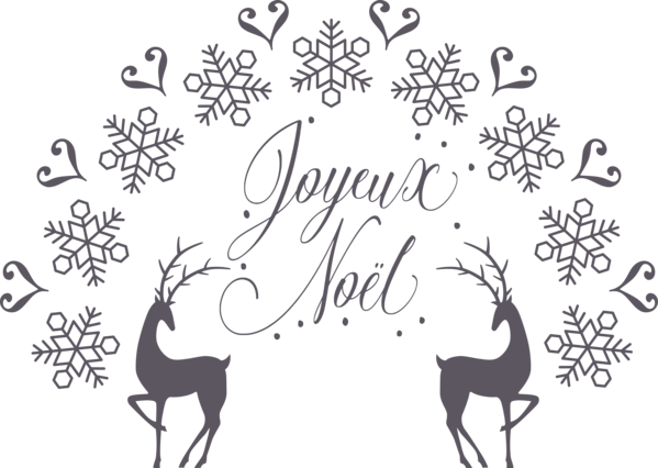 Transparent Christmas Reindeer Design Line art for Noel for Christmas