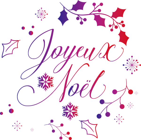 Transparent Christmas Design Floral design Line for Noel for Christmas