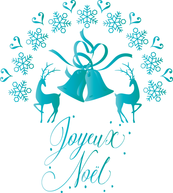 Transparent Christmas Teal Line Text for Noel for Christmas