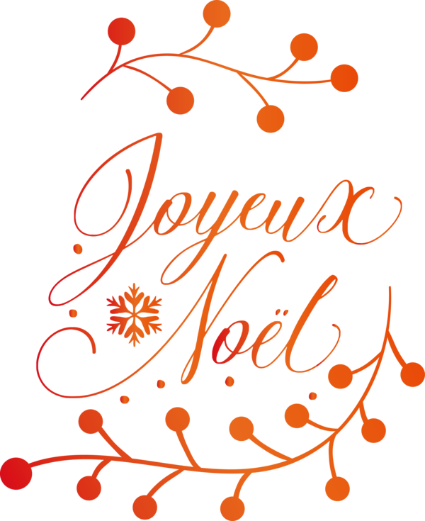 Transparent Christmas Typography Logo Calligraphy for Noel for Christmas