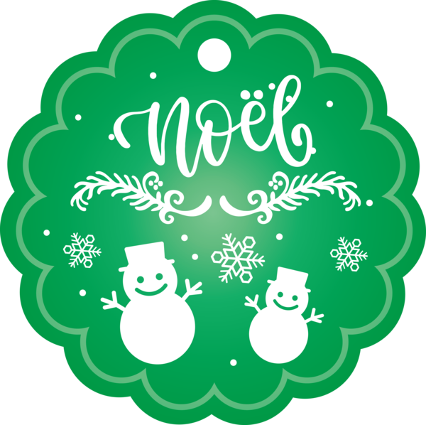 Transparent Christmas Logo Flower Leaf for Noel for Christmas