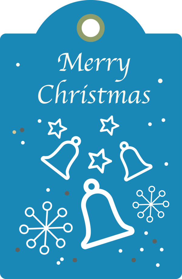 Transparent Christmas Aqua M Text Line for Merry Christmas for Christmas