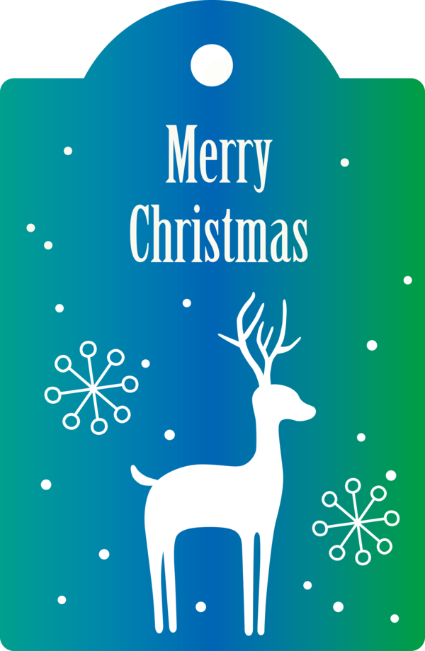 Transparent Christmas Reindeer Deer Green for Merry Christmas for Christmas