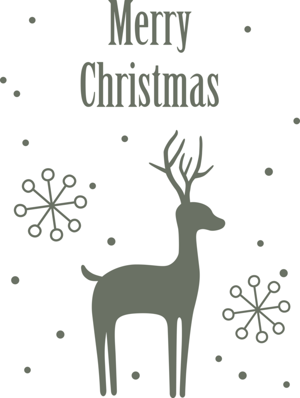 Transparent Christmas Reindeer Meter Deer for Merry Christmas for Christmas