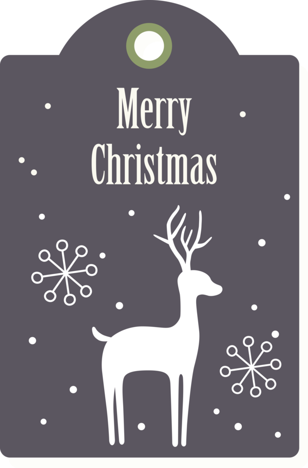Transparent Christmas Reindeer Deer Design for Merry Christmas for Christmas
