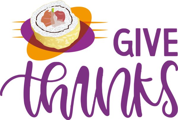 Transparent Thanksgiving Logo Cuisine Purple for Happy Thanksgiving for Thanksgiving