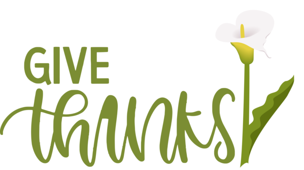 Transparent Thanksgiving Logo Flower Green for Happy Thanksgiving for Thanksgiving