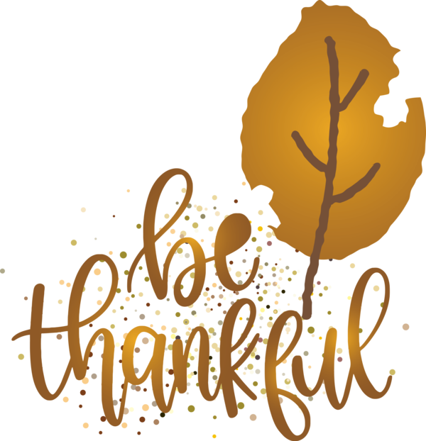 Transparent Thanksgiving Logo Calligraphy Text for Happy Thanksgiving for Thanksgiving