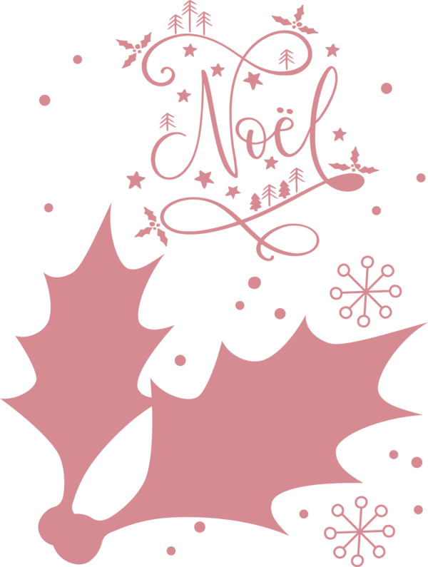 Transparent Christmas Visual arts Floral design Design for Noel for Christmas