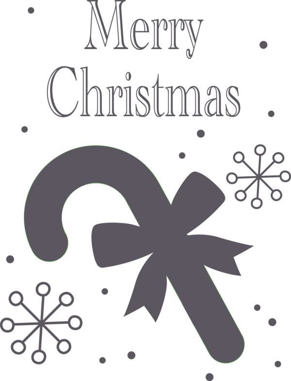 Transparent Christmas Design Black and white Line for Merry Christmas for Christmas