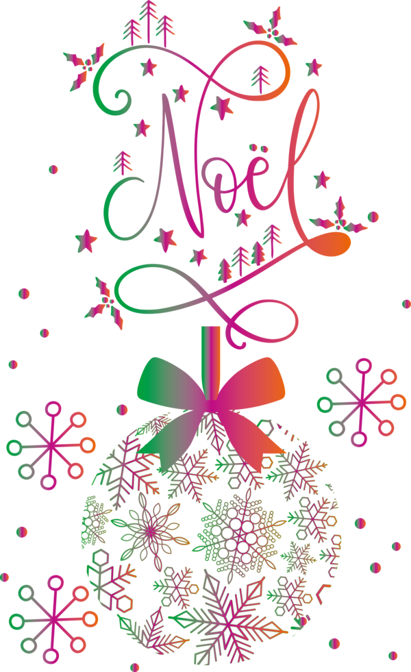 Transparent Christmas Floral design Design Leaf for Noel for Christmas