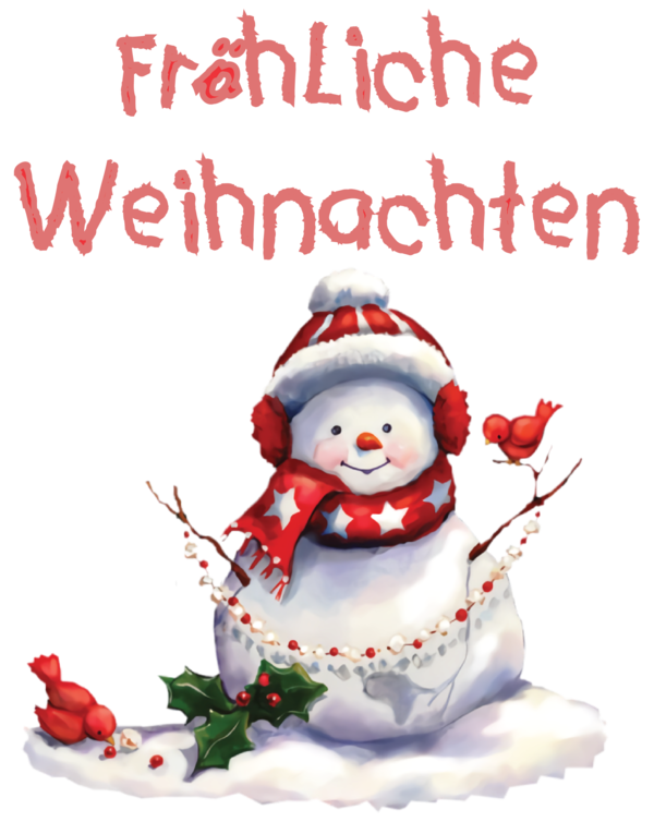 Transparent Christmas Snowman Christmas Day Drawing for Frohliche Weihnachten for Christmas