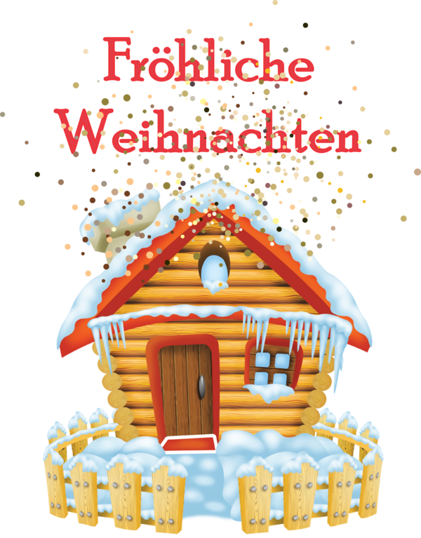 Transparent Christmas Matroskin the Cat animation House for Frohliche Weihnachten for Christmas