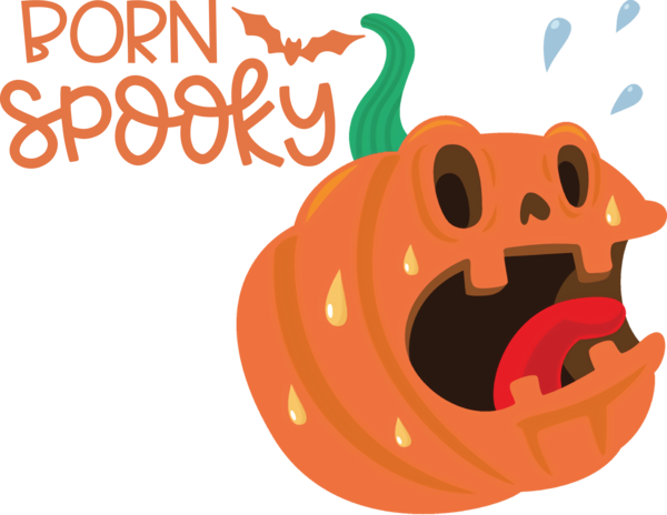 Transparent Halloween Jack-o'-lantern Vegetable Cartoon for Jack O Lantern for Halloween