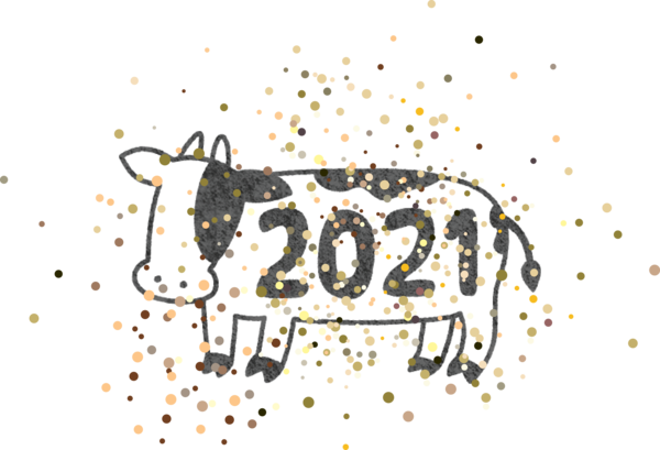 Transparent New Year Design Font Meter for Happy New Year 2021 for New Year