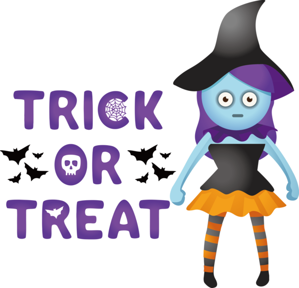 Transparent Halloween Drawing Festival Design for Trick Or Treat for Halloween
