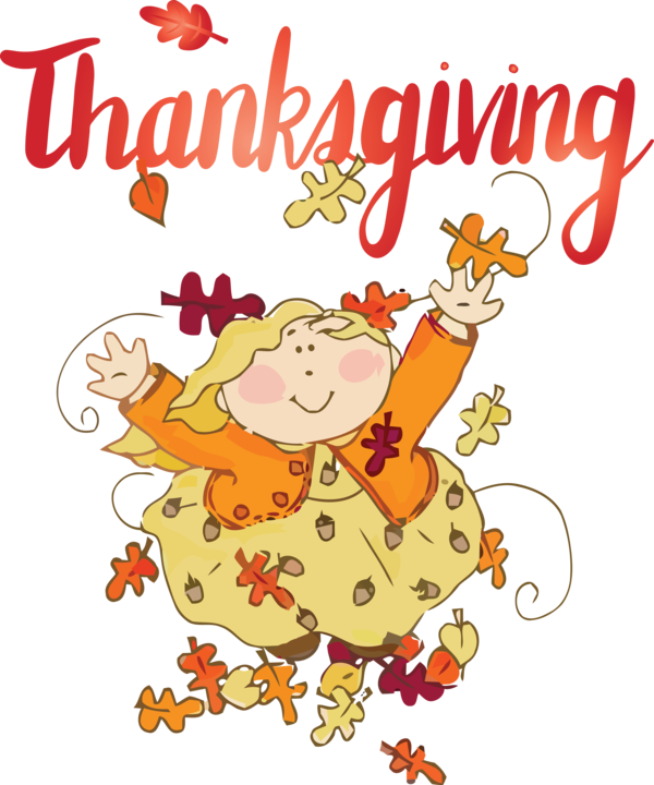 Transparent Thanksgiving Autumn Drawing Greeting card for Happy Thanksgiving for Thanksgiving