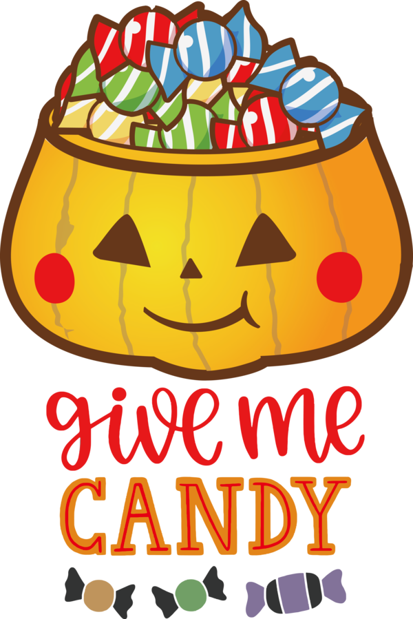 Transparent Halloween Candy for Trick Or Treat for Halloween