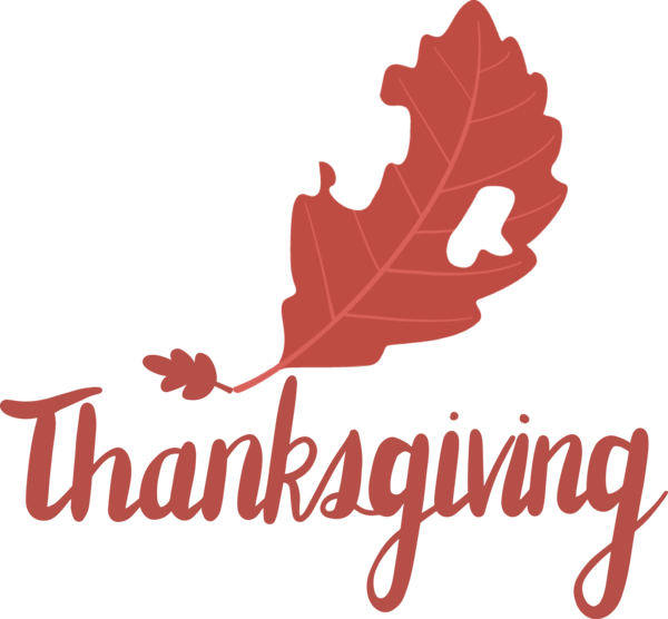 Transparent Thanksgiving Logo Leaf Flower for Happy Thanksgiving for Thanksgiving