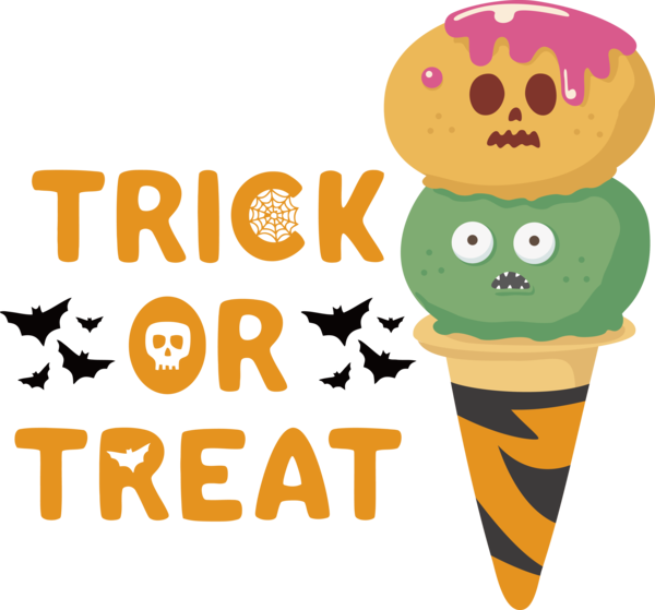 Transparent Halloween T-shirt Costume Ice cream for Trick Or Treat for Halloween