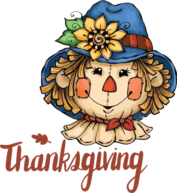 Transparent Thanksgiving Flower Wreath for Happy Thanksgiving for Thanksgiving