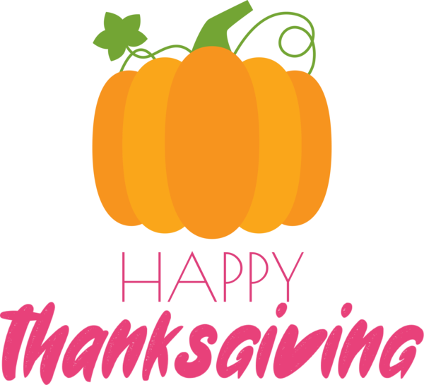Transparent Thanksgiving Pumpkin Vegetable Squash for Happy Thanksgiving for Thanksgiving