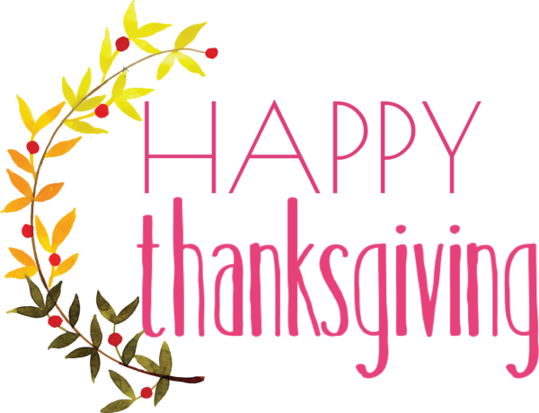 Transparent Thanksgiving Floral design Design Leaf for Happy Thanksgiving for Thanksgiving