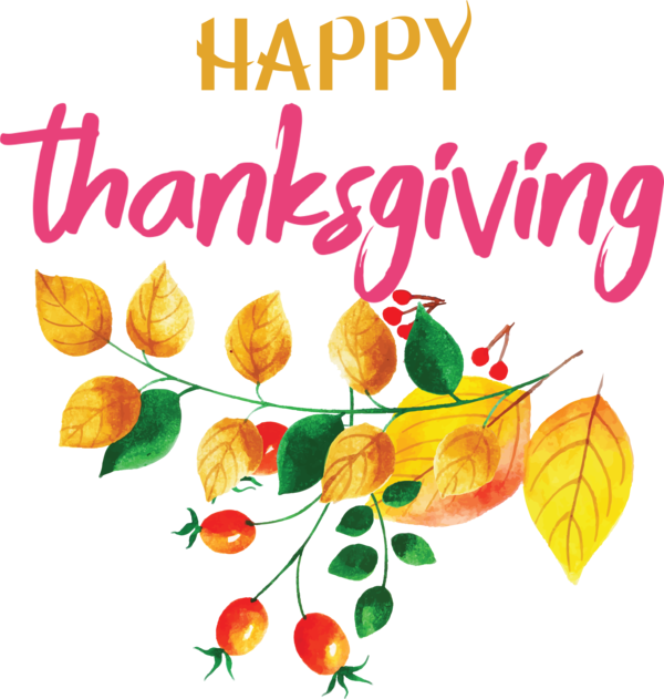 Transparent Thanksgiving Floral design Leaf Petal for Happy Thanksgiving for Thanksgiving
