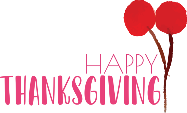 Transparent Thanksgiving Logo Flower Petal for Happy Thanksgiving for Thanksgiving