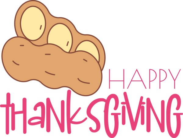 Transparent Thanksgiving Logo Cartoon Snout for Happy Thanksgiving for Thanksgiving