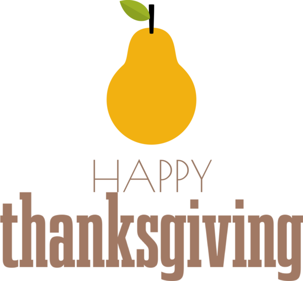 Transparent Thanksgiving Logo Pear Meter for Happy Thanksgiving for Thanksgiving