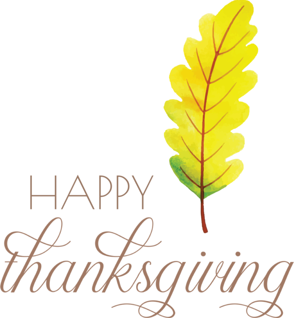 Transparent Thanksgiving Leaf Plant stem Logo for Happy Thanksgiving for Thanksgiving